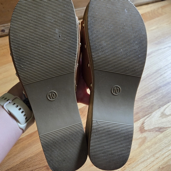 Nude Clog Sandals - Picture 3 of 3